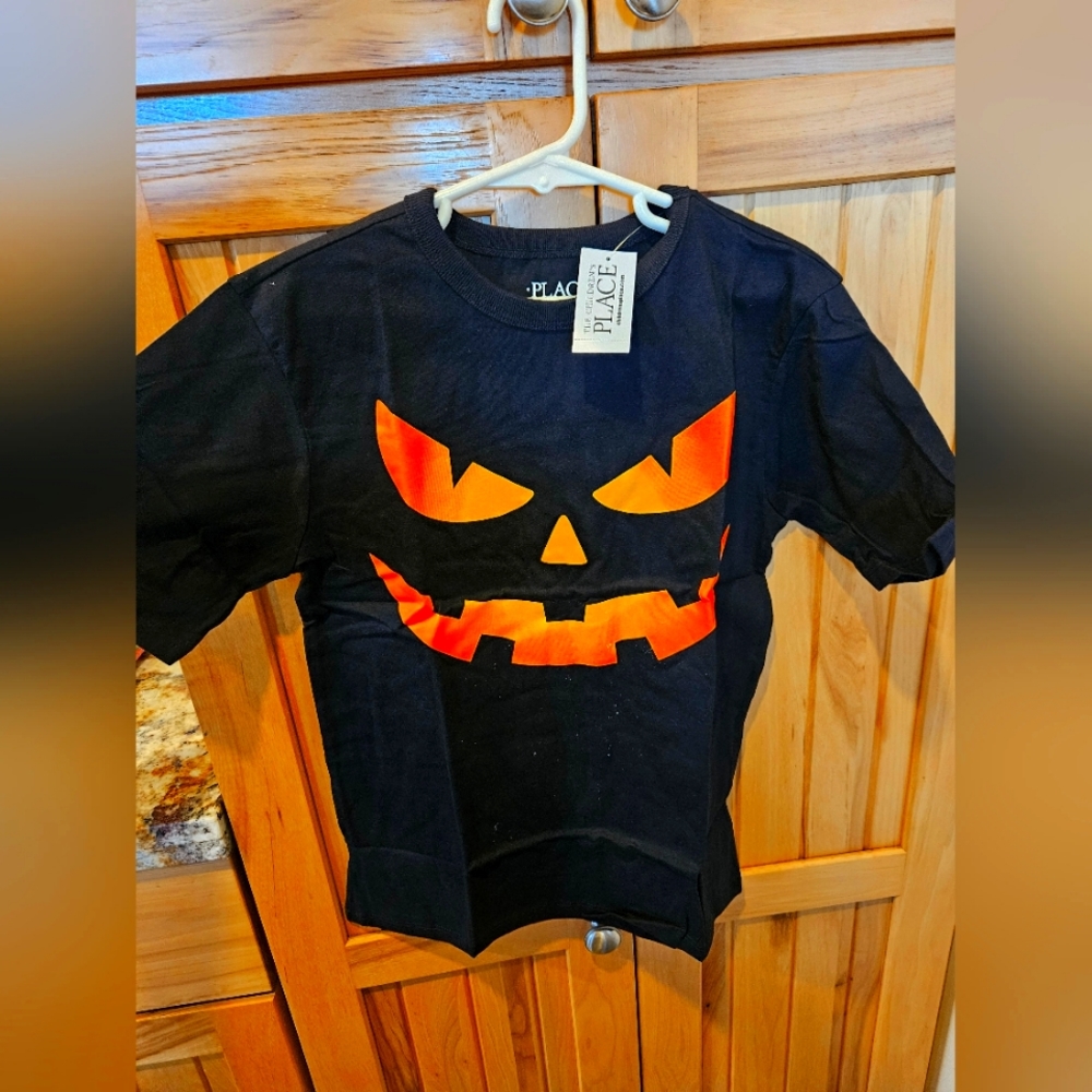 Halloween jack-o-lantern tee shirt
